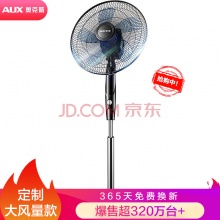 美的（Midea）FS1613 电风扇/空气流通/落地扇/家用风扇/五叶大风量风扇/工业风扇